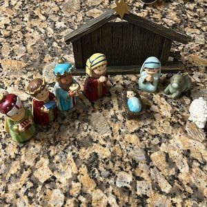 Nativity Scene, juego de 8 piezas para niños